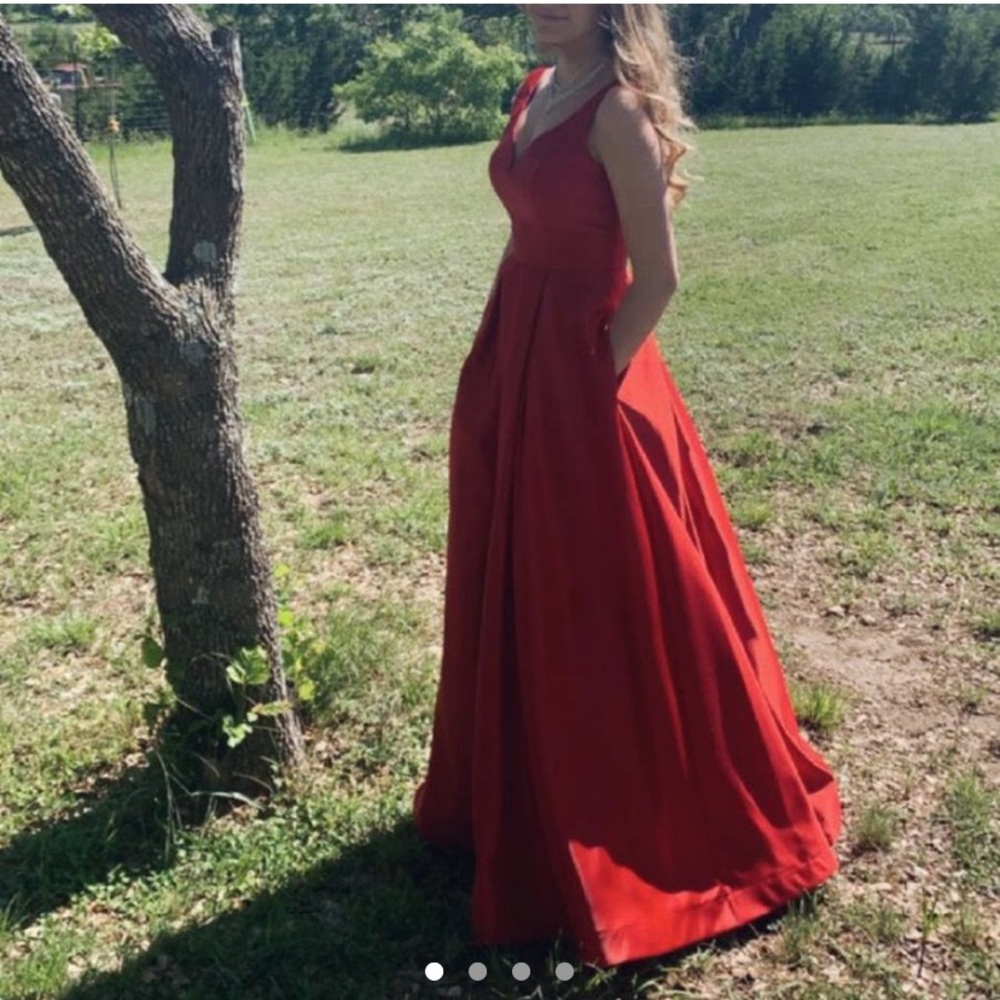 Royal red prom dress!